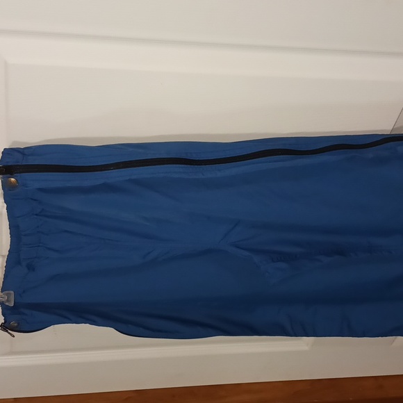 Vintage LL Bean 2-piece half zip windbreaker rain suit jogging pants - L - blue - Picture 12 of 16